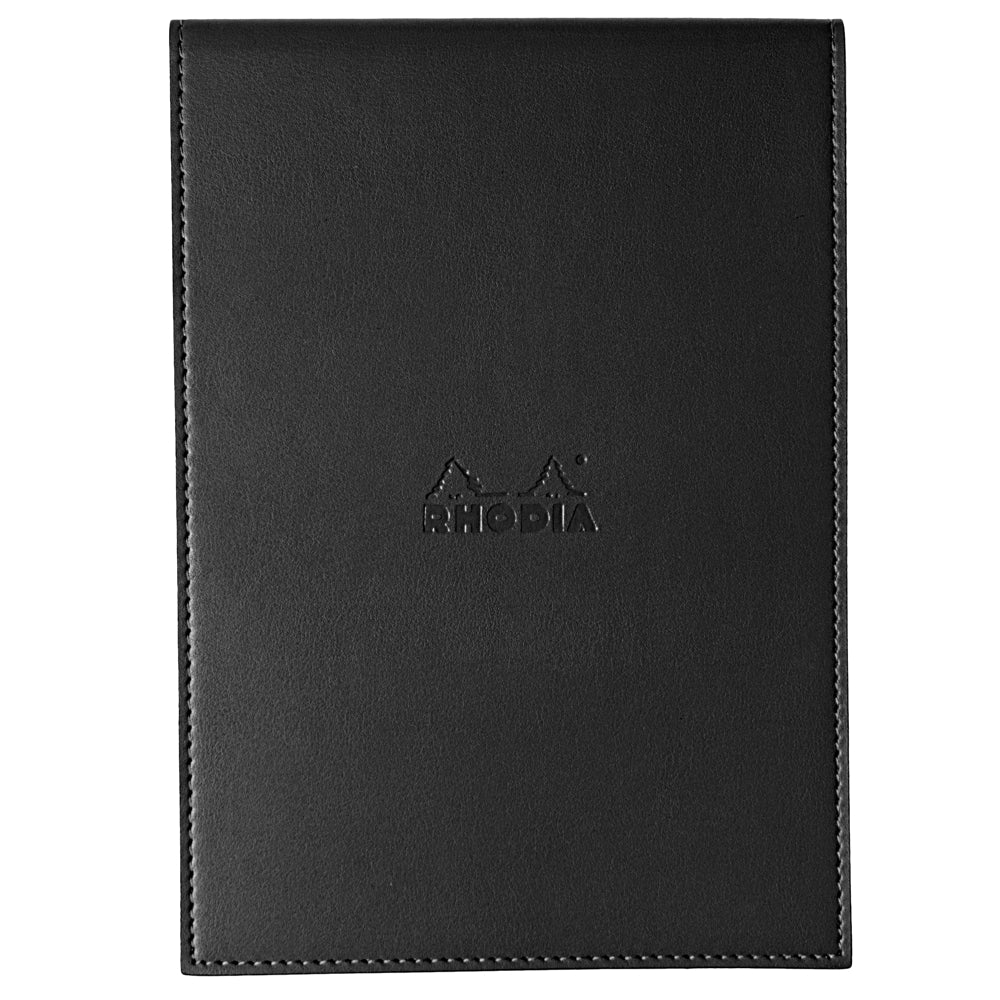 Bloco de Notas Rhodia 15,5x22cm N°16 Capa Couro Preto